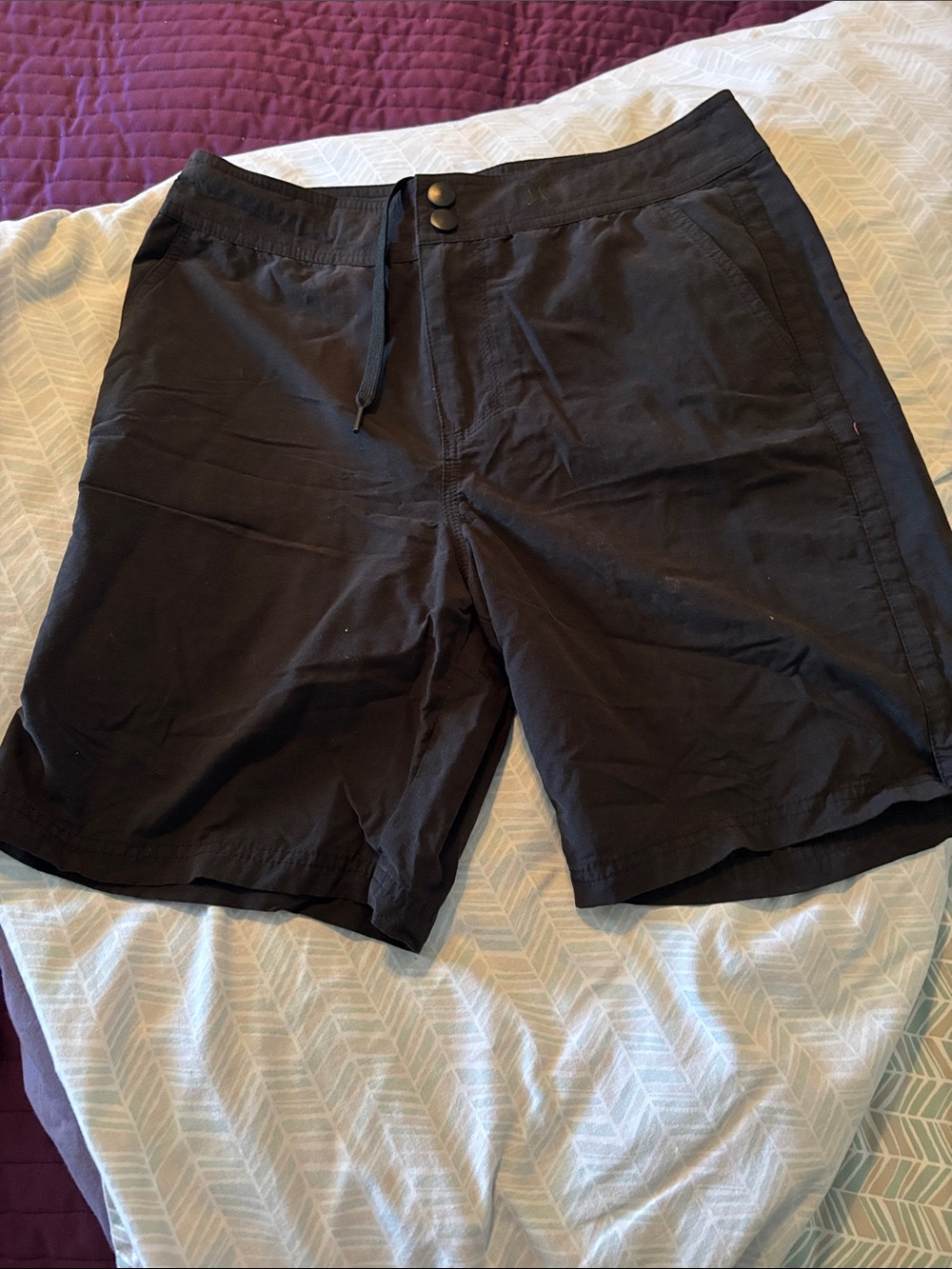 Hurley Black Drawstring beach/skate Shorts